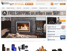 Tablet Screenshot of fireplaceremotecontrols.com